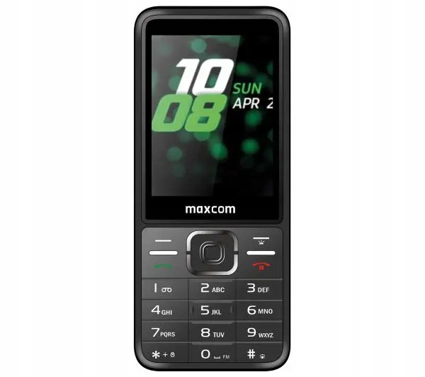 Telefon komórkowy Maxcom Classic MM244 Bluetooth Dual Sim czarny
