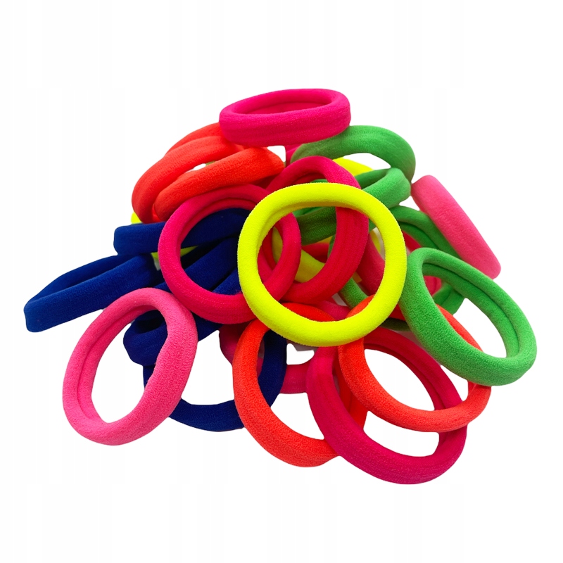 

Frotki Gumki do Włosów Kolor Fluo Mix