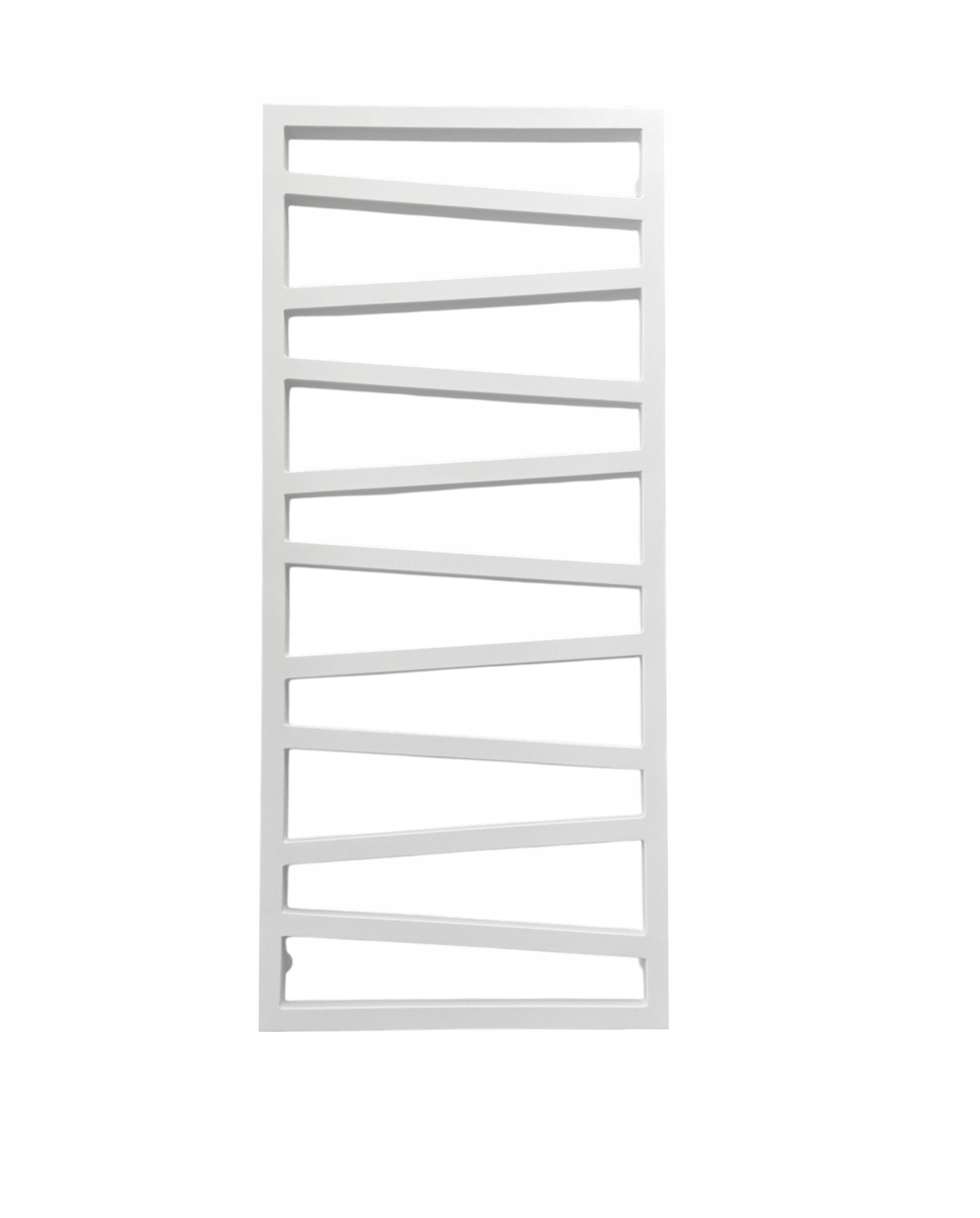 Dekoratívny kúpeľňový radiátor Onix 119x54, biele pripojenie, stred 5 cm