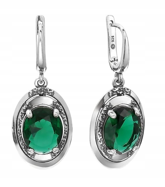 Stříbrné náušnice Ag 925 se zirkonem SG-338-KA-S-SG