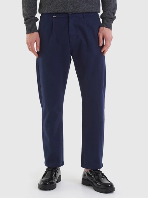United Colors Of Benetton Modré Casual Chinosy Pro Každodenní Nošení 33 7CA