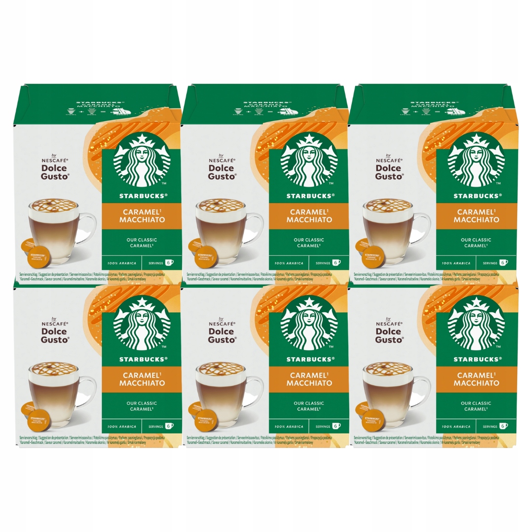 Starbucks Dolce Gusto Karmelowe Macchiato 6x12 szt