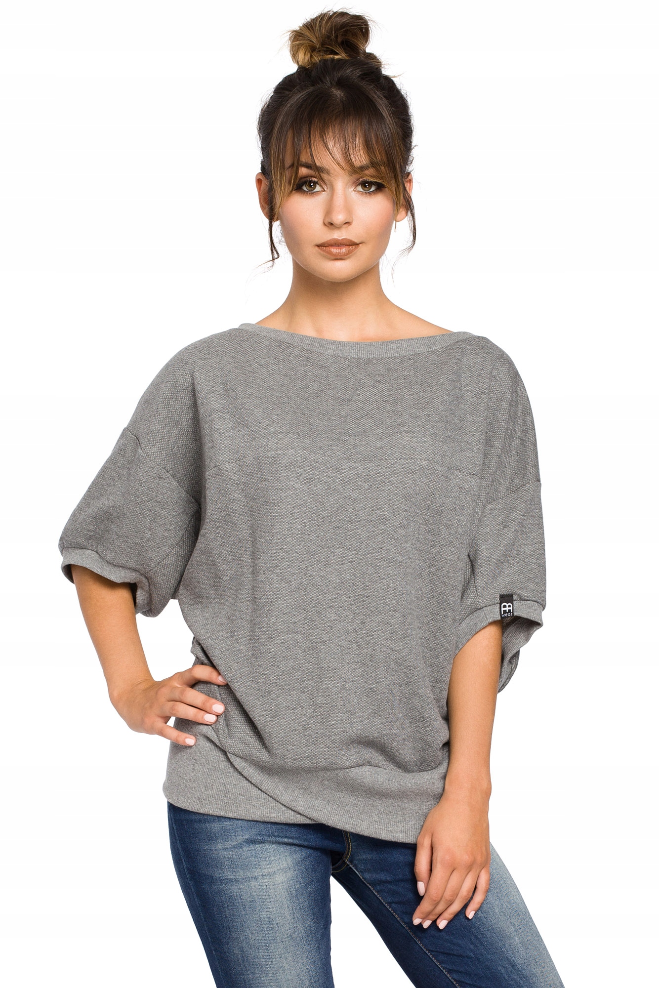 

B048 Bluzka Szara -XXL/XXXL- Szary Be