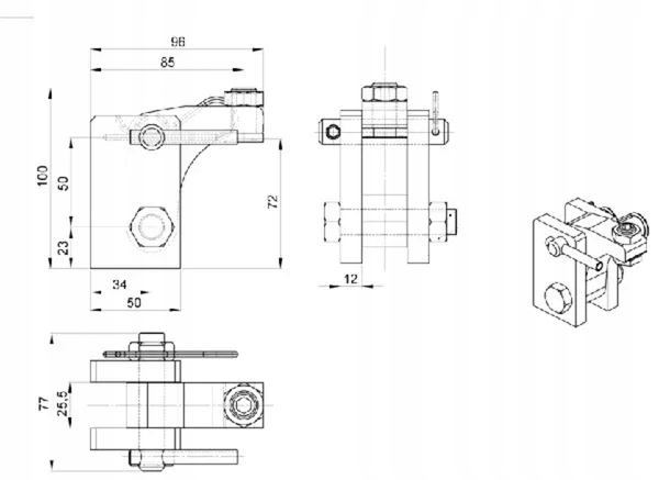 Blokada K50 2481307 Numer katalogowy części K. 02481307