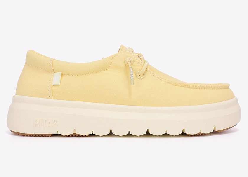 Walk In Pitas Polobotky Wallabi Cannes Amarillo 37 Bavlněné nazouvací žluté