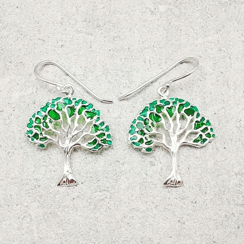 Originální vitrážový komplet ze stříbra