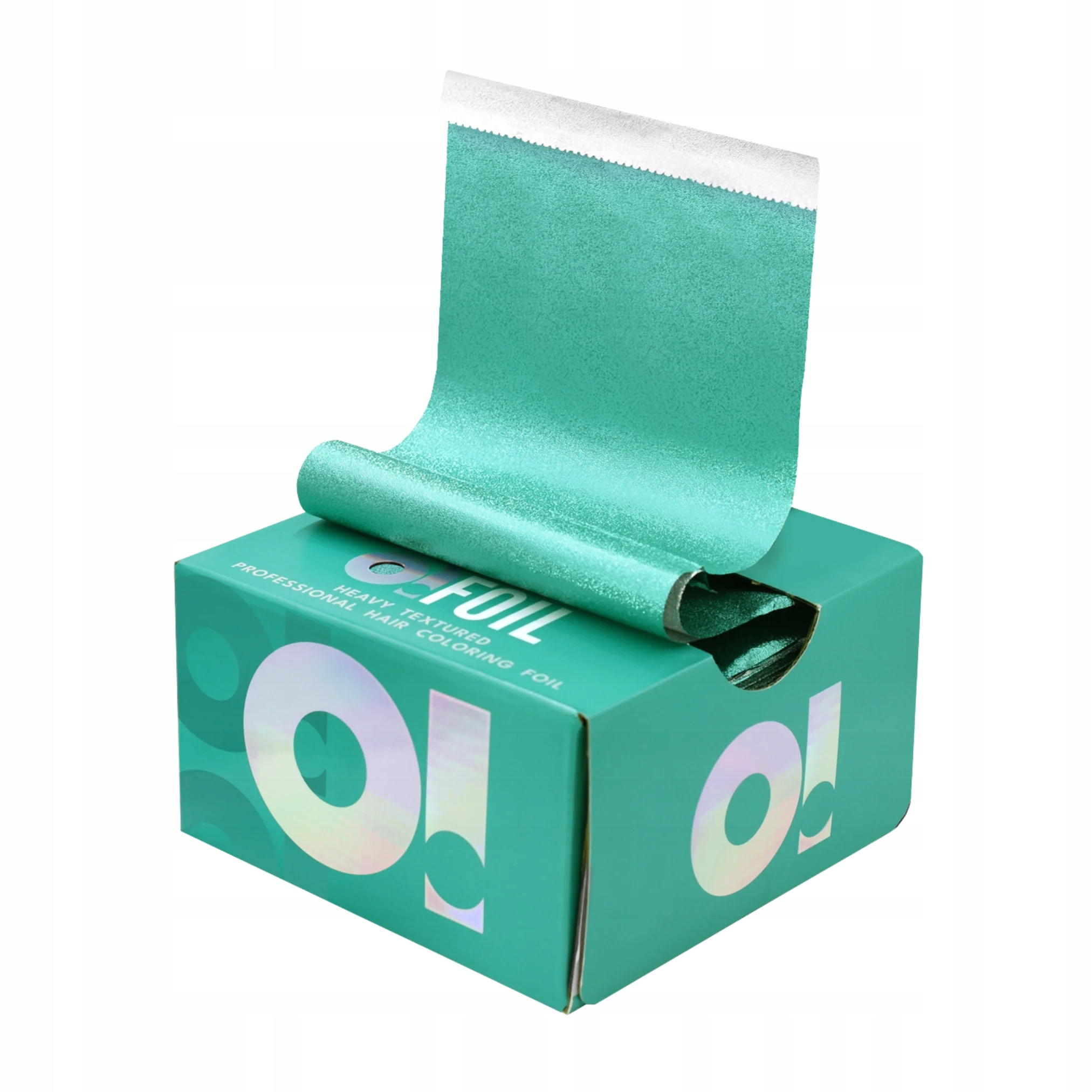 O! Tools Blue Lagoon Ryflovaná Fólie Kadeřnická v listech 500 ks