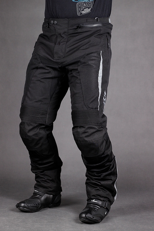 SPODNIE MOTOCYKLOWE SECA HYBRID II black czarne Rozmiar XXL
