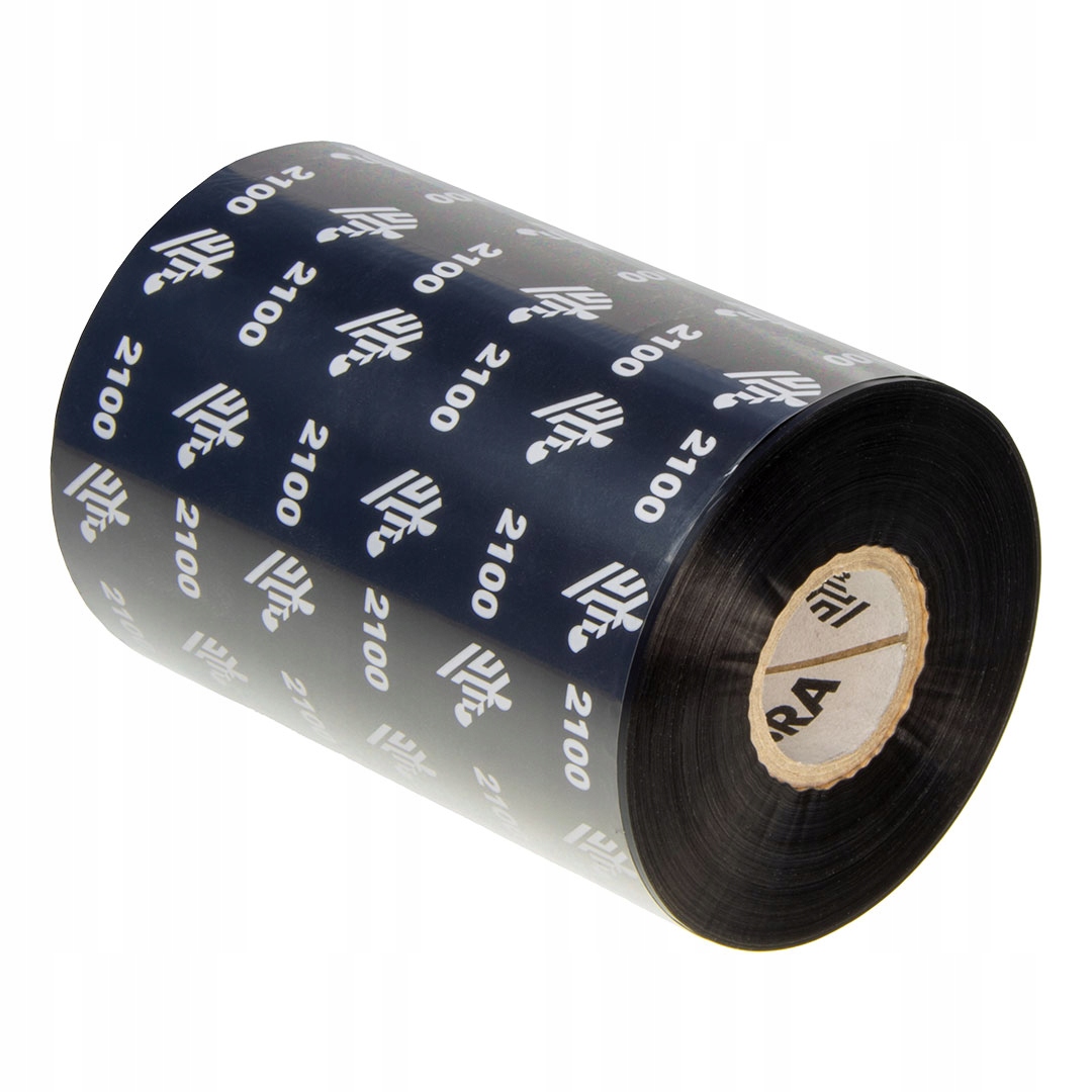 Taśma woskowa Zebra 02100BK10245 2100 102/450m ø25