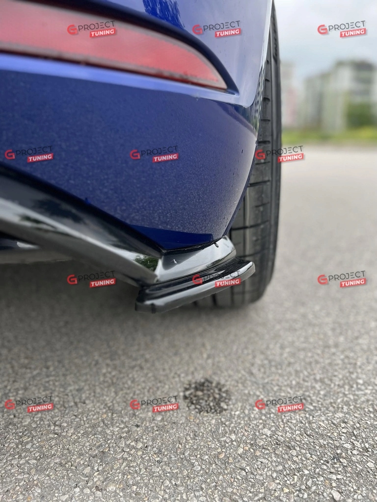 Splittery boczne zderzaka tylnego do VW GOLF VII 2017-2020 czarny połysk EAN (GTIN) 4099654101863