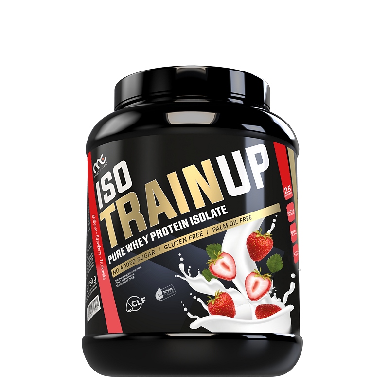 Muscle Clinic Iso Train Up 750g Wpi syrovátkový proteinový izolát jahoda