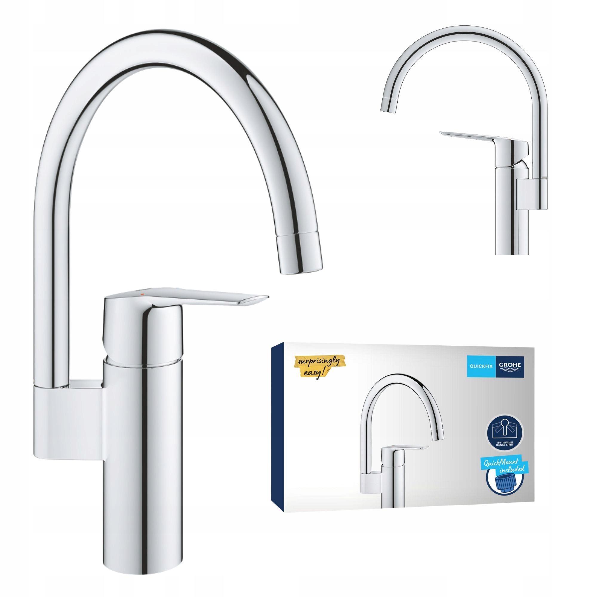 Grohe Start Jednouchwytowa bateria zlewozmywakowa chrom 30469000