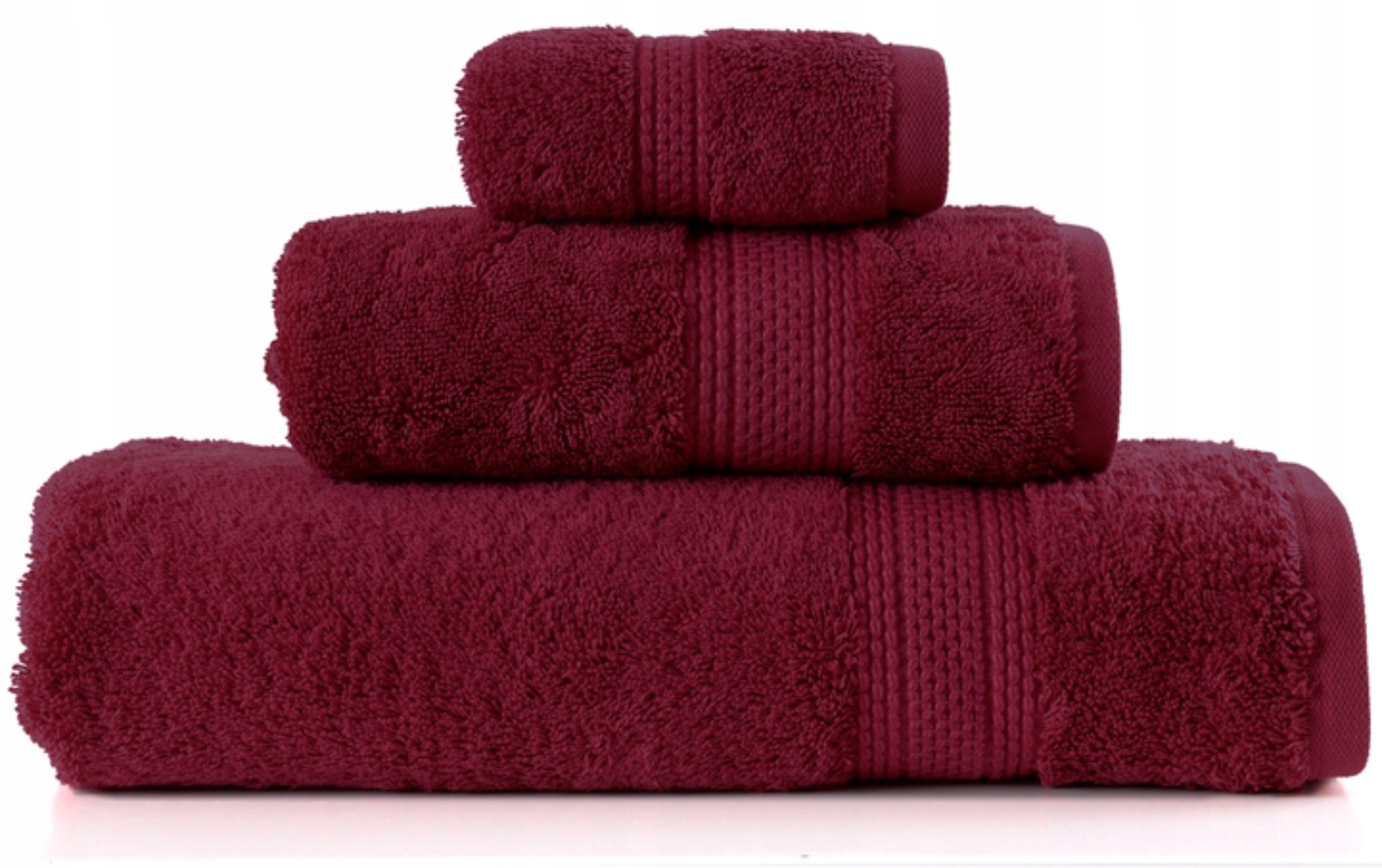 

Greno Gruby Ręcznik Egyptian Cotton bordo 70x140