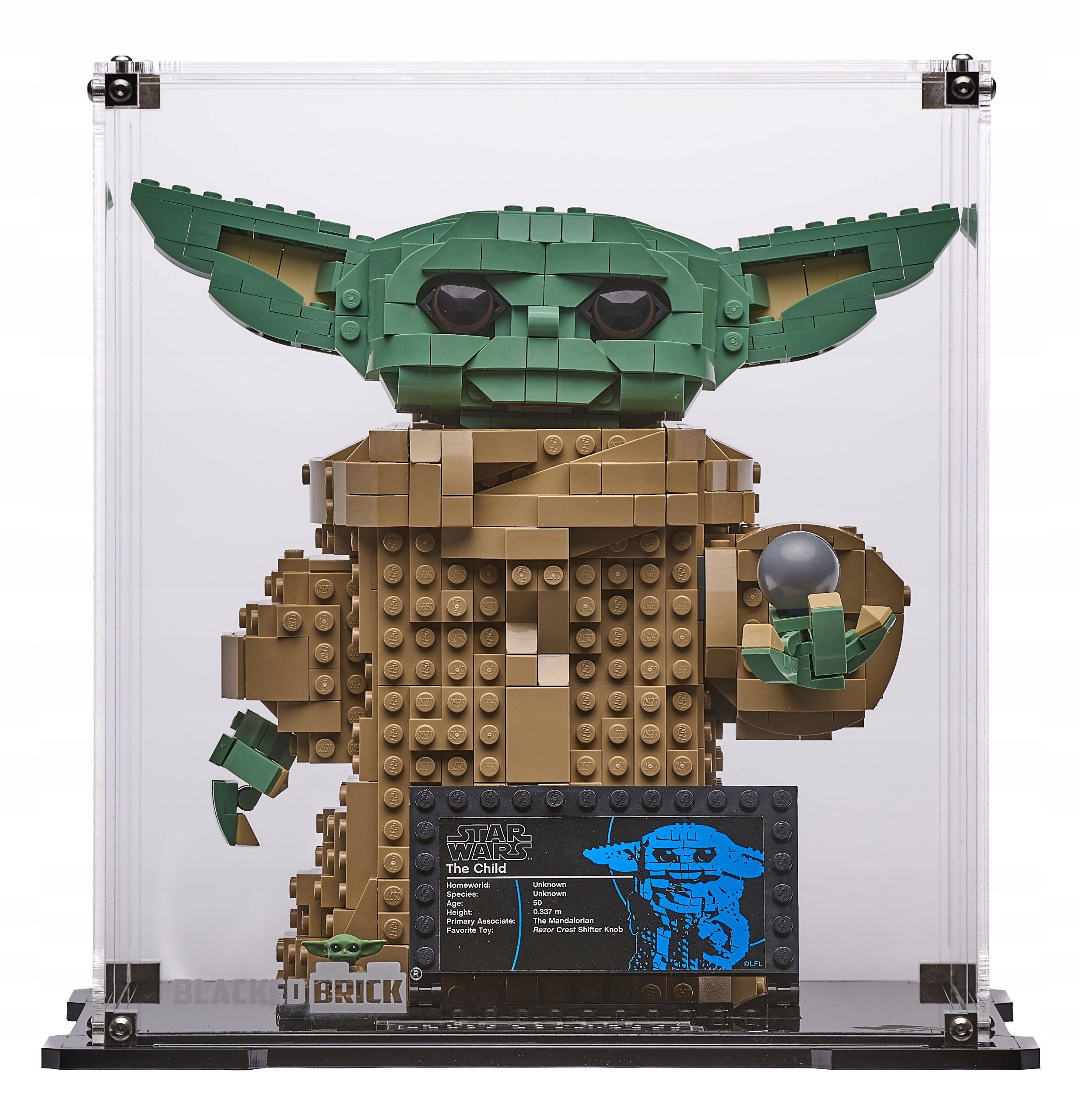 Vitrína Blacked Brick pro Lego Star Wars 75318 Child