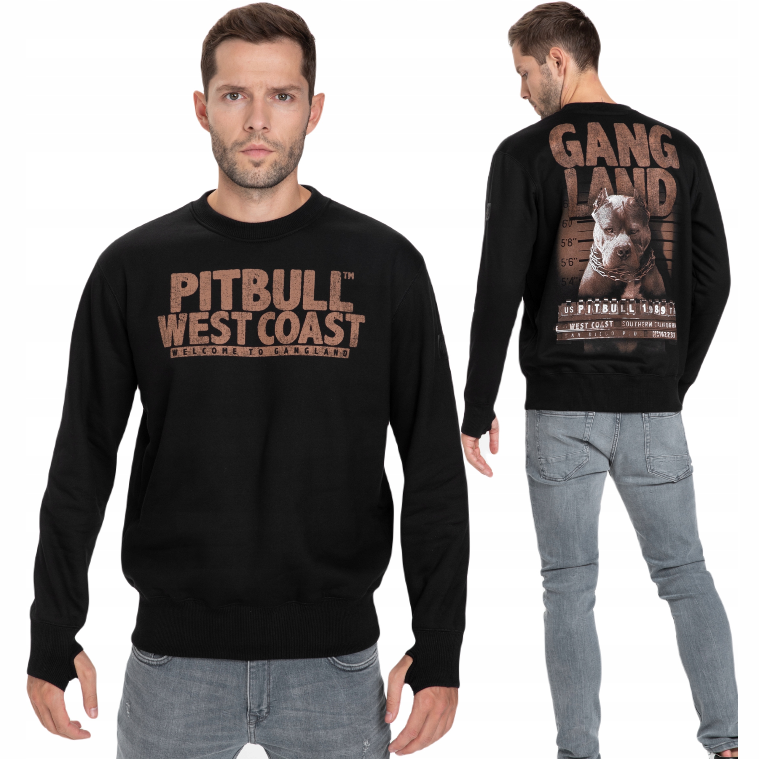 

Pit Bull Bluza Mugshot Gangland 1989 +10x Maseczka
