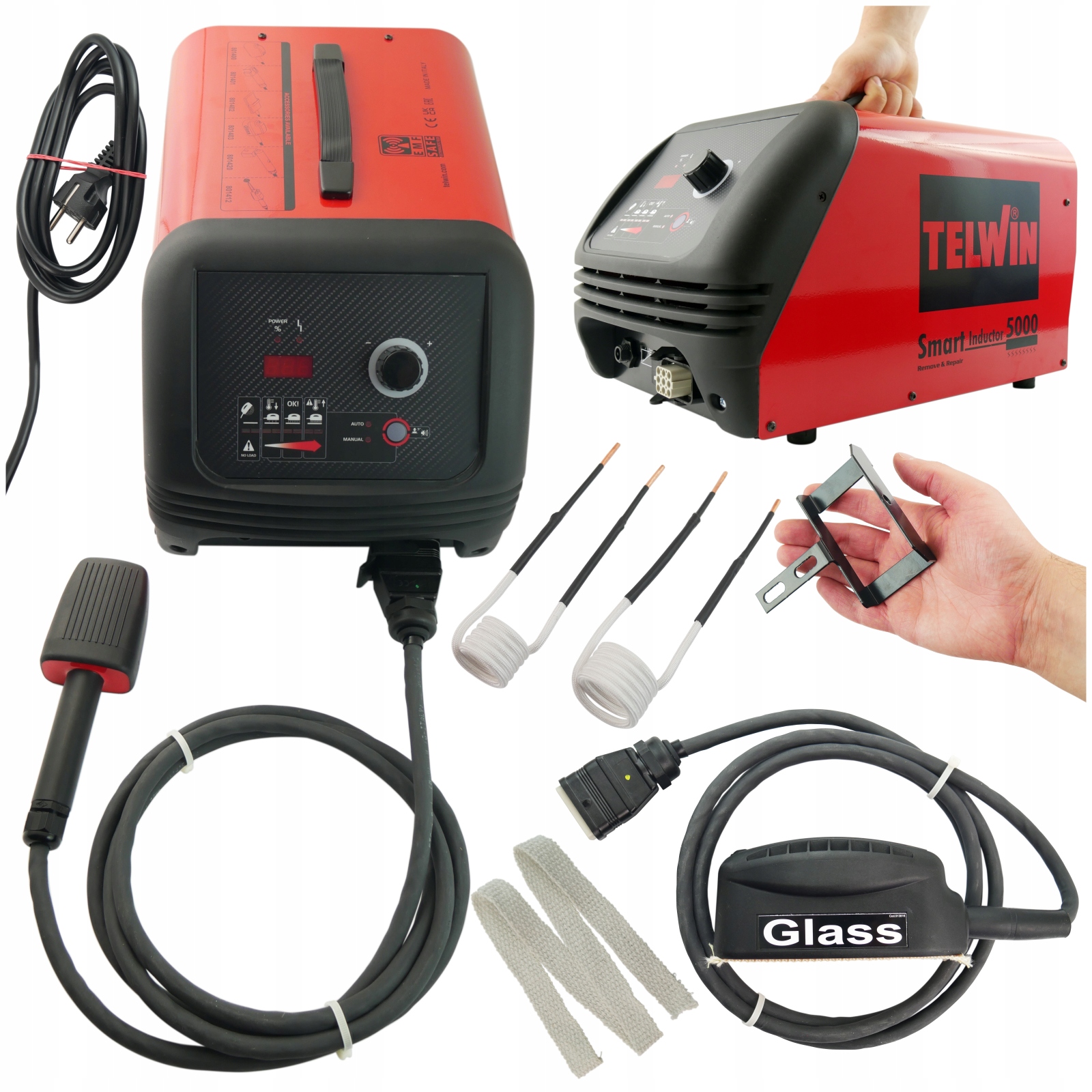 Indukční ohřívač Telwin Ohřívač skel šroubů Smart Inductor 5000