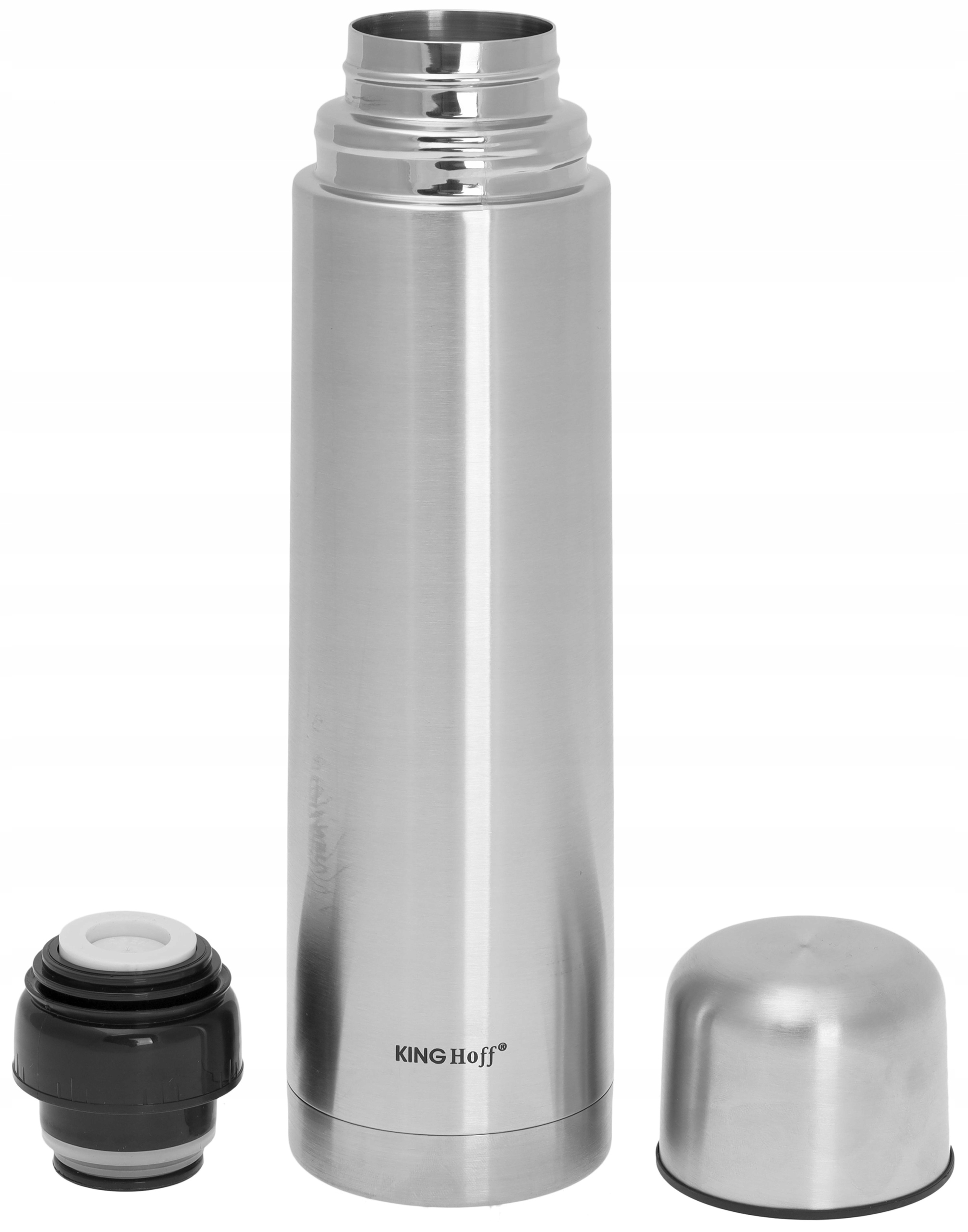 TERMOS NA KAWE HERBATĘ Z POKROWCEM STALOWYM 0,75L