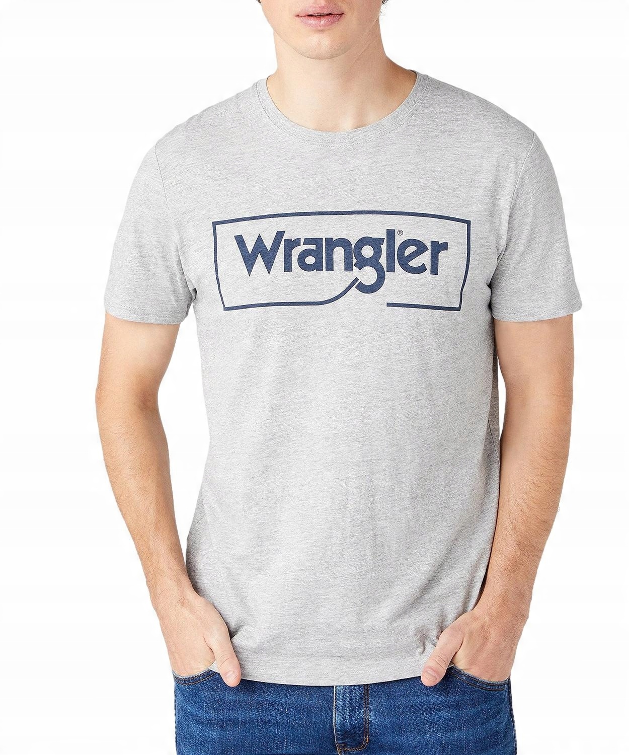 

T-shirt Wrangler Frame Logo Tee W7H3D3X37 Grey XL