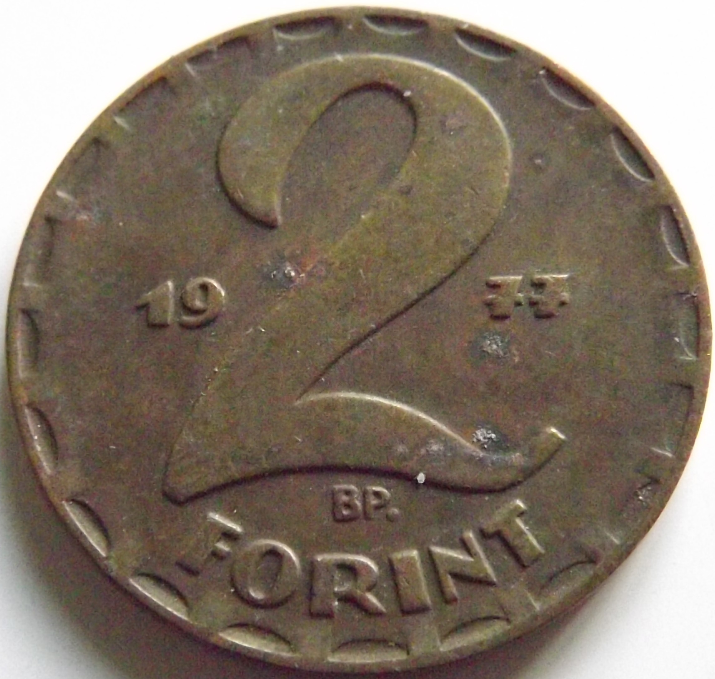 Węgry 2 Forinty 1977 st. 3+