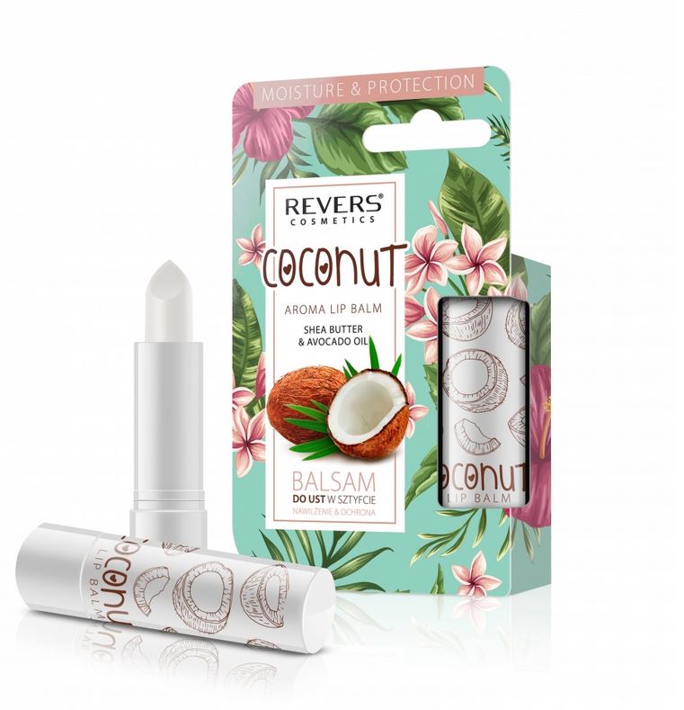 REVERS POMADKA OCHRONNA BALSAM DO UST KOKOS