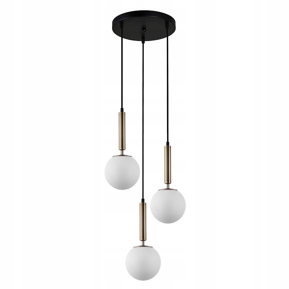 stropní svítidlo Led Závěsná Ravena Moderní mosazná 3 zdroje E27 Italux