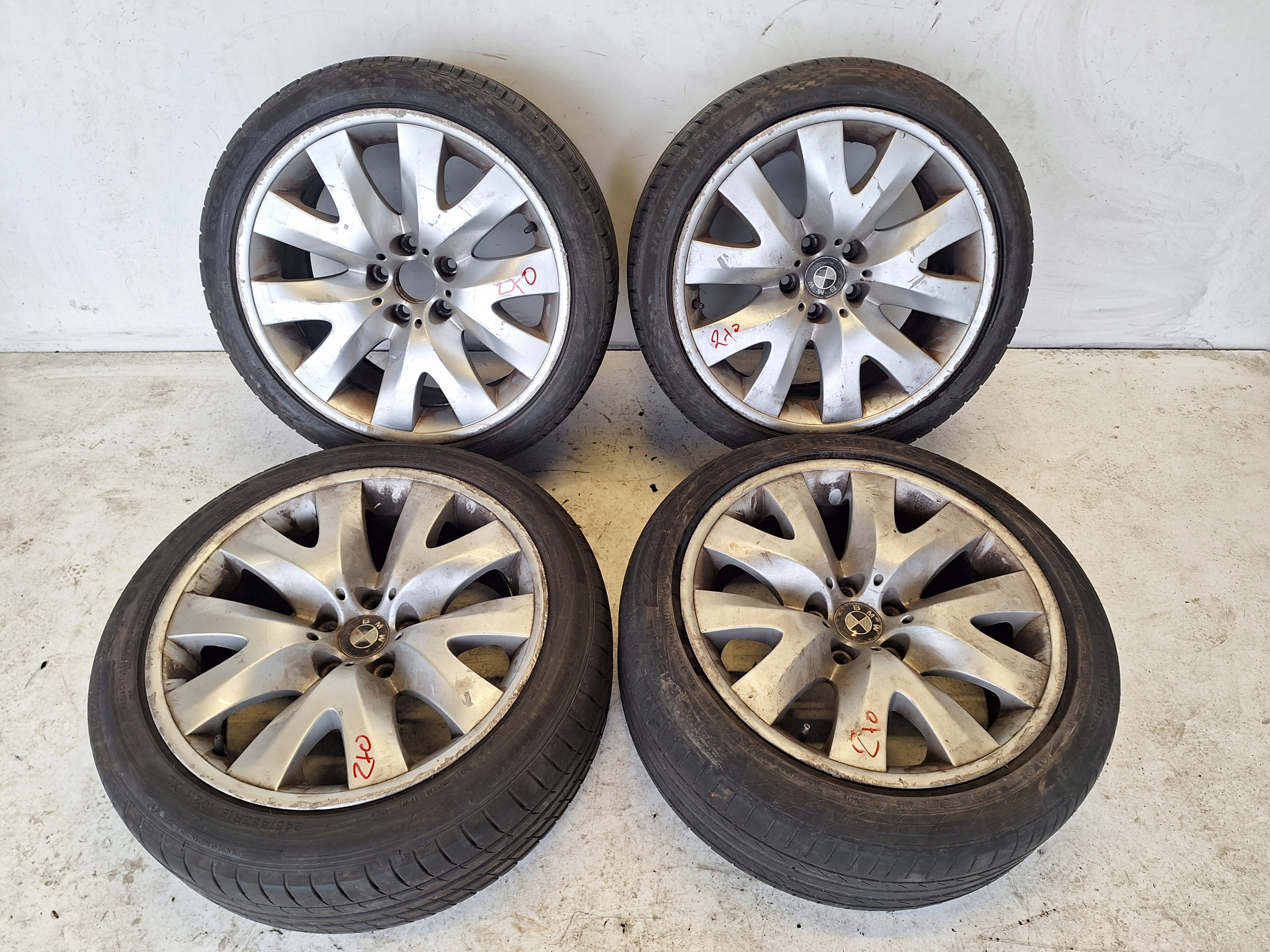 BMW 7 E65 E66 LCI 05-08 discs + tyres 235/35 275/35 R19