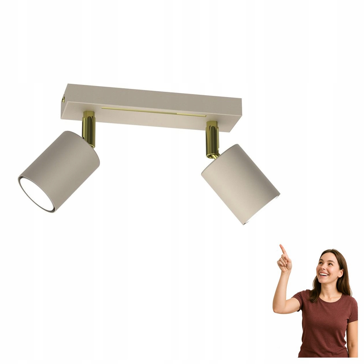 2-bodová spotová lampa Striper 4596 Luminex