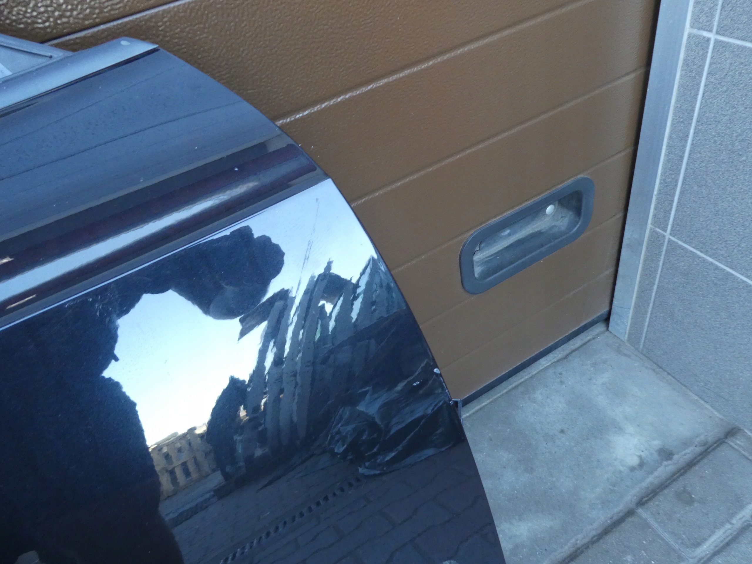 AUDI A5 8T SPORTBACK door complete right rear part front black,