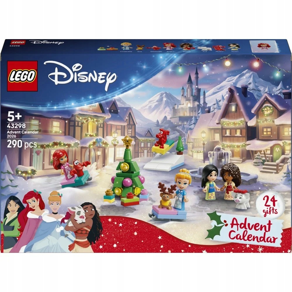 * Lego Disney Princess Adventní kalendář na rok 2026, 43298