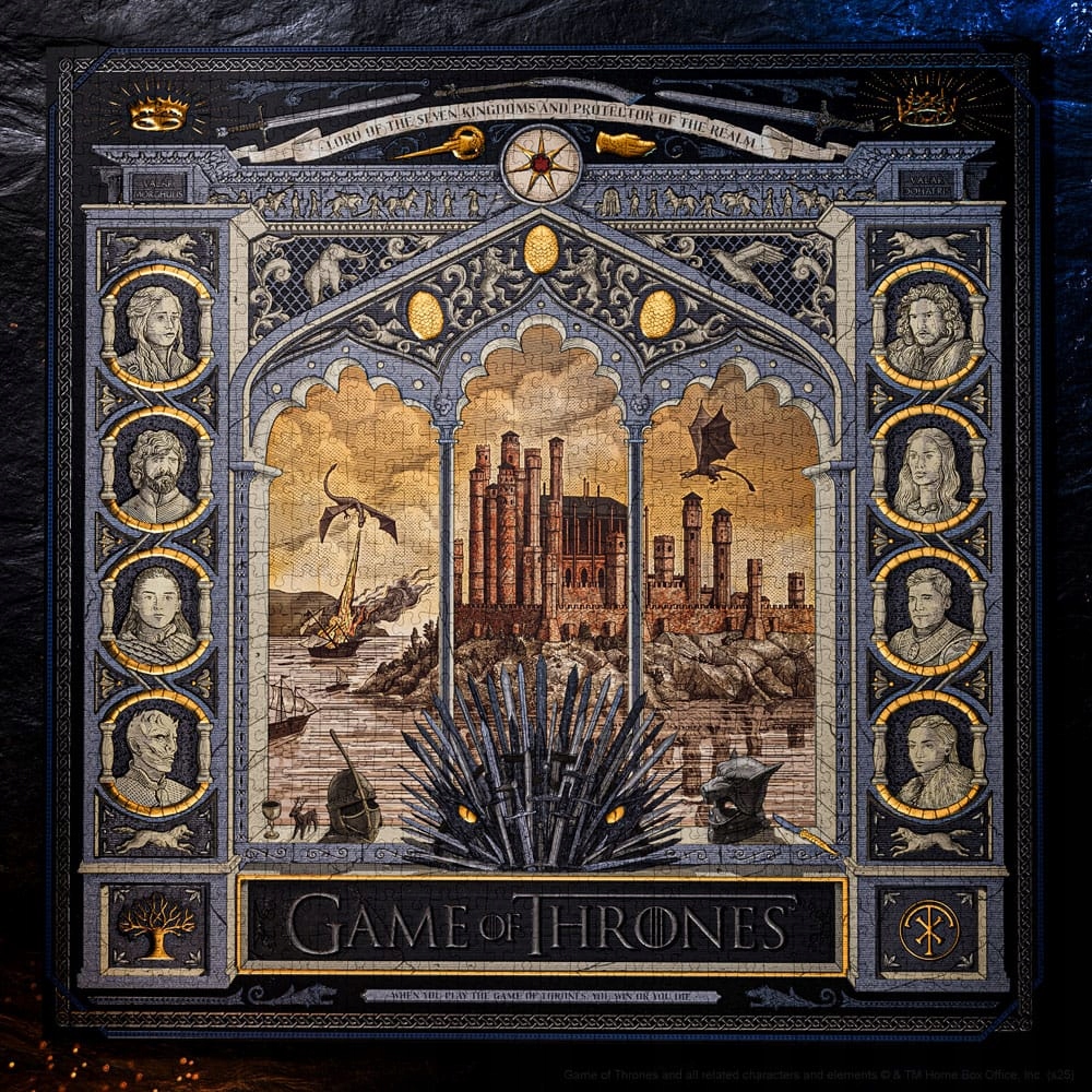 Vícedimenzionální puzzle Game of Thrones (1000 dílků)