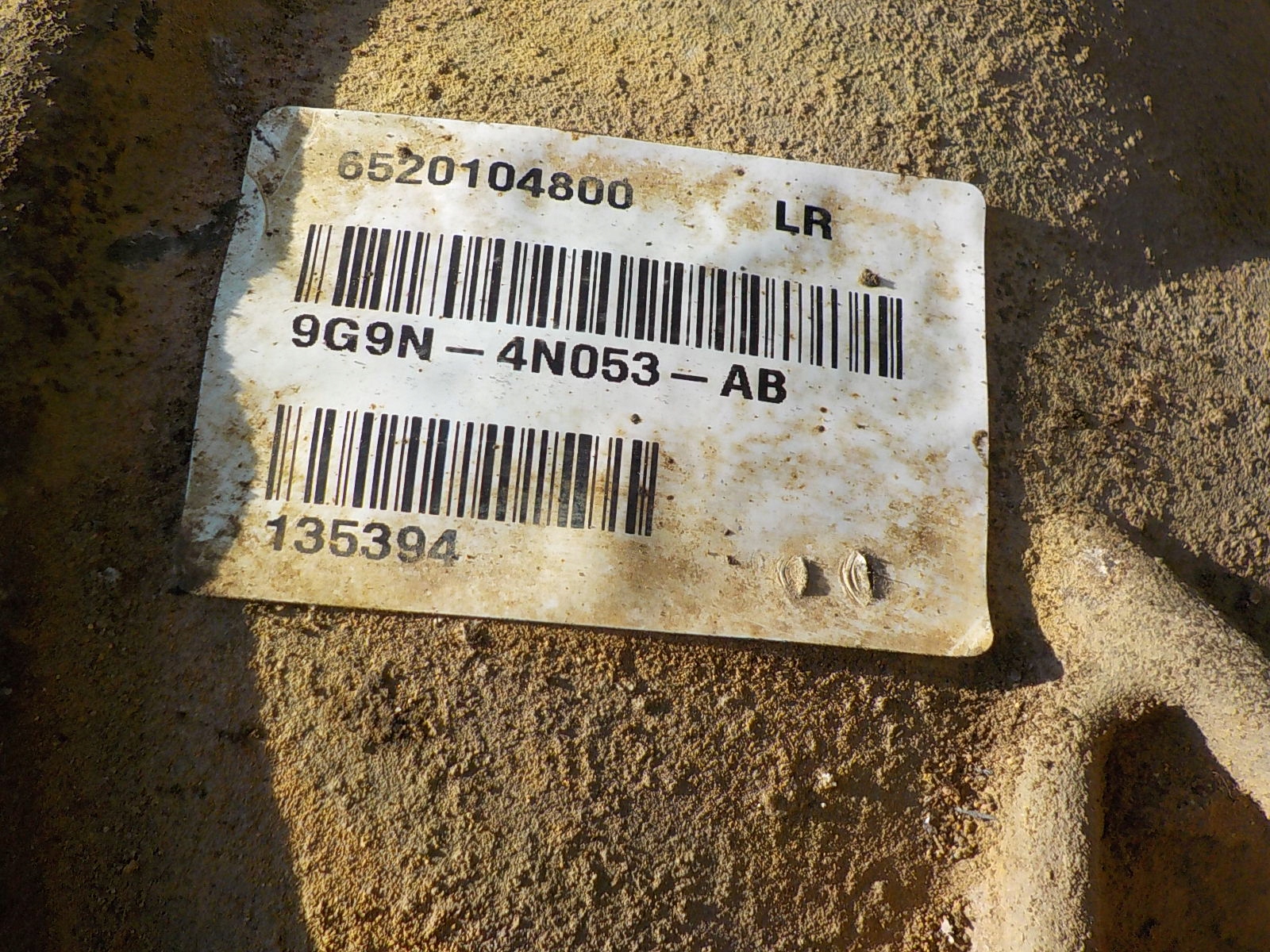 RANGE ROVER EVOQUE diff differential differential rear 2.2 D 9G9N-4N053-AB