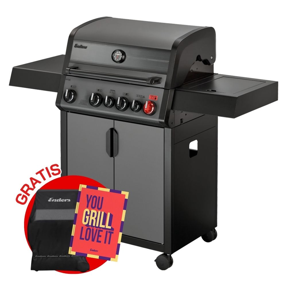 Nerezový zahradní plynový gril 4+2 19 kW Enders Hyde 4 Turbo 8041