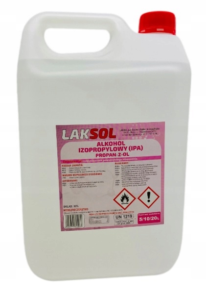 

Ipa Alkohol Izopropanol Izopropylowy 1L 99% 5l