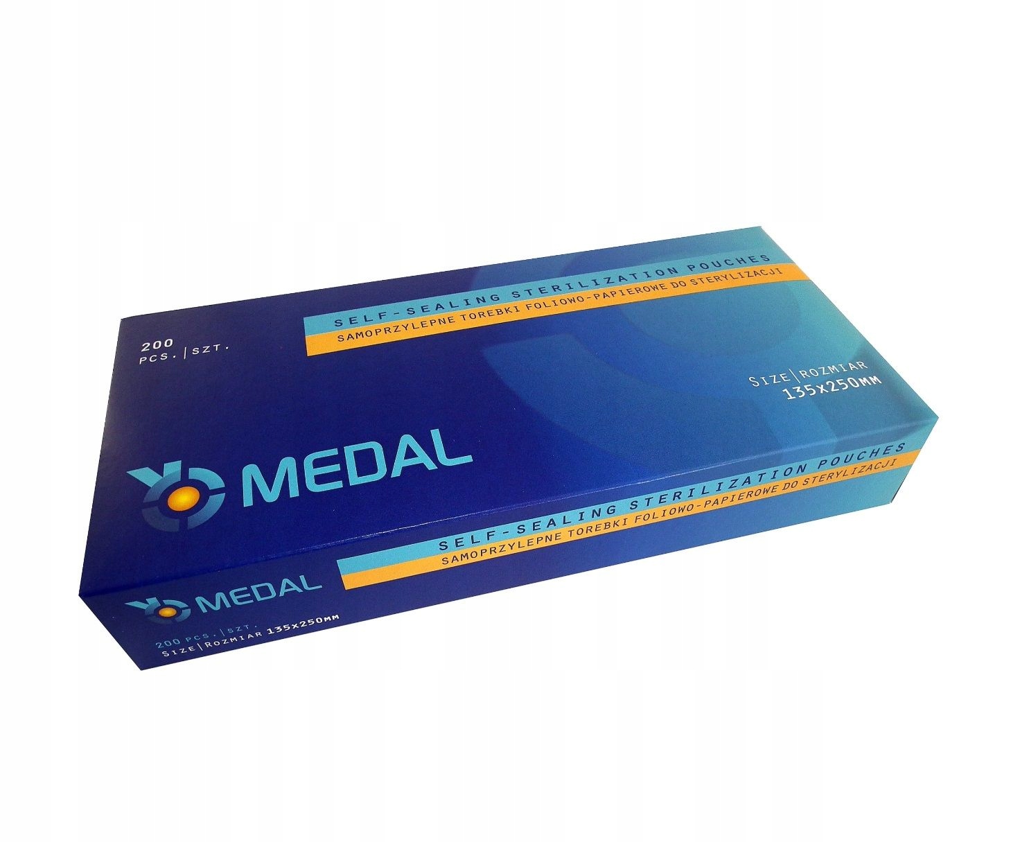 

Torebki Do Sterylizacji Medal 135 x 250 mm 200 szt