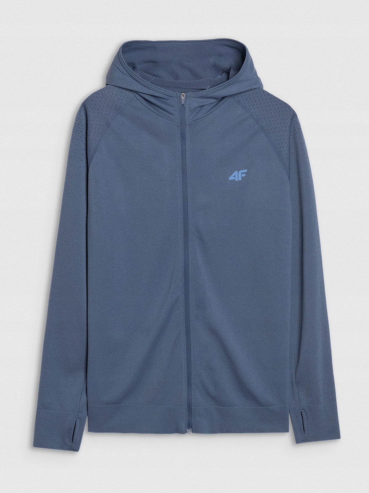 4F Mikina pro běh v terénu rychleschnoucí pánská tmavě modrá S/m