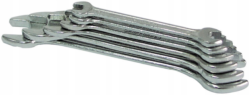 

Zestaw kluczy płaskich 6-22mm 8 szt.