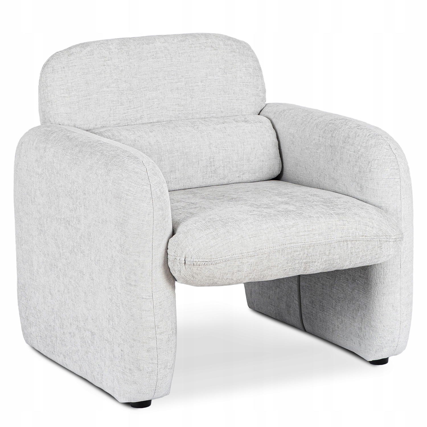 Sedací souprava na kelímky s čalouněním pro toaletní stolek, šedá, Togo