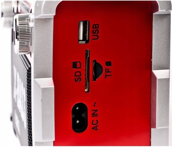 RADIO KUCHENNE FM PRZENOŚNE SIECIOWE SD USB MP3 Głębokość produktu 5 cm