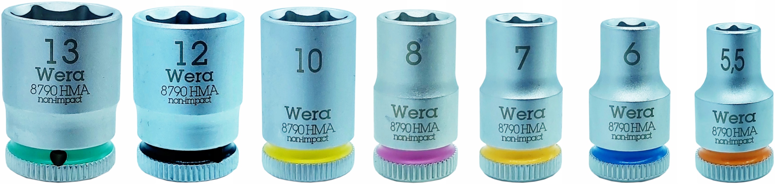 ZESTAW BITÓW NASADKI GRZECHOTKA 1/4'' 056490 WERA Długość bitu 25mm