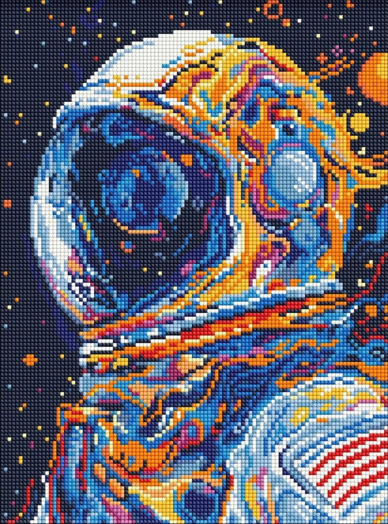 Diamantová mozaika Pohled do věčnosti 30x40