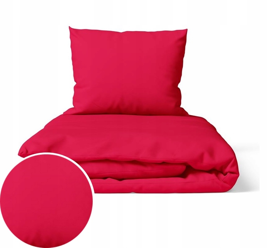 Hotelové Povlečení 140 x 200 cm Povlečení 70 x 80 Bavlna 100% Barva: Červená