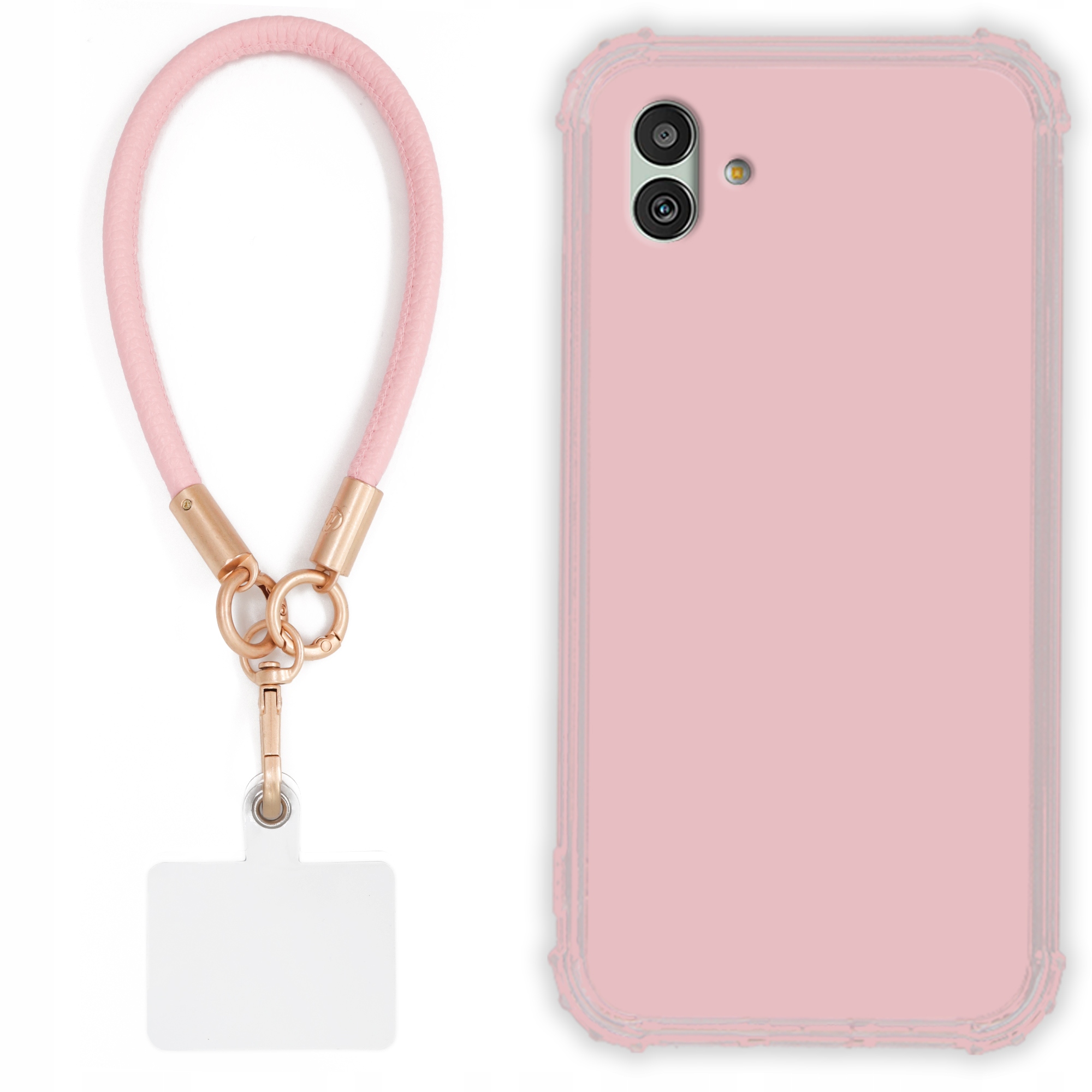 Puzdro Pre Samsung A04 Case Antishock Pinky Ružové Vodítko Sada Odolné Tpu