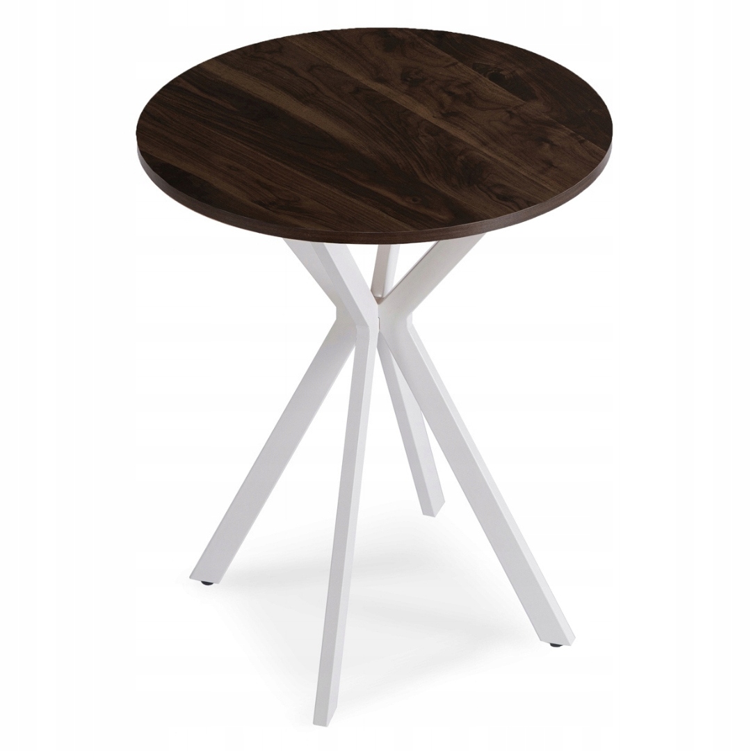 Rustikální Kulatý kuchyňský stůl do obývacího pokoje Lauren Ø60