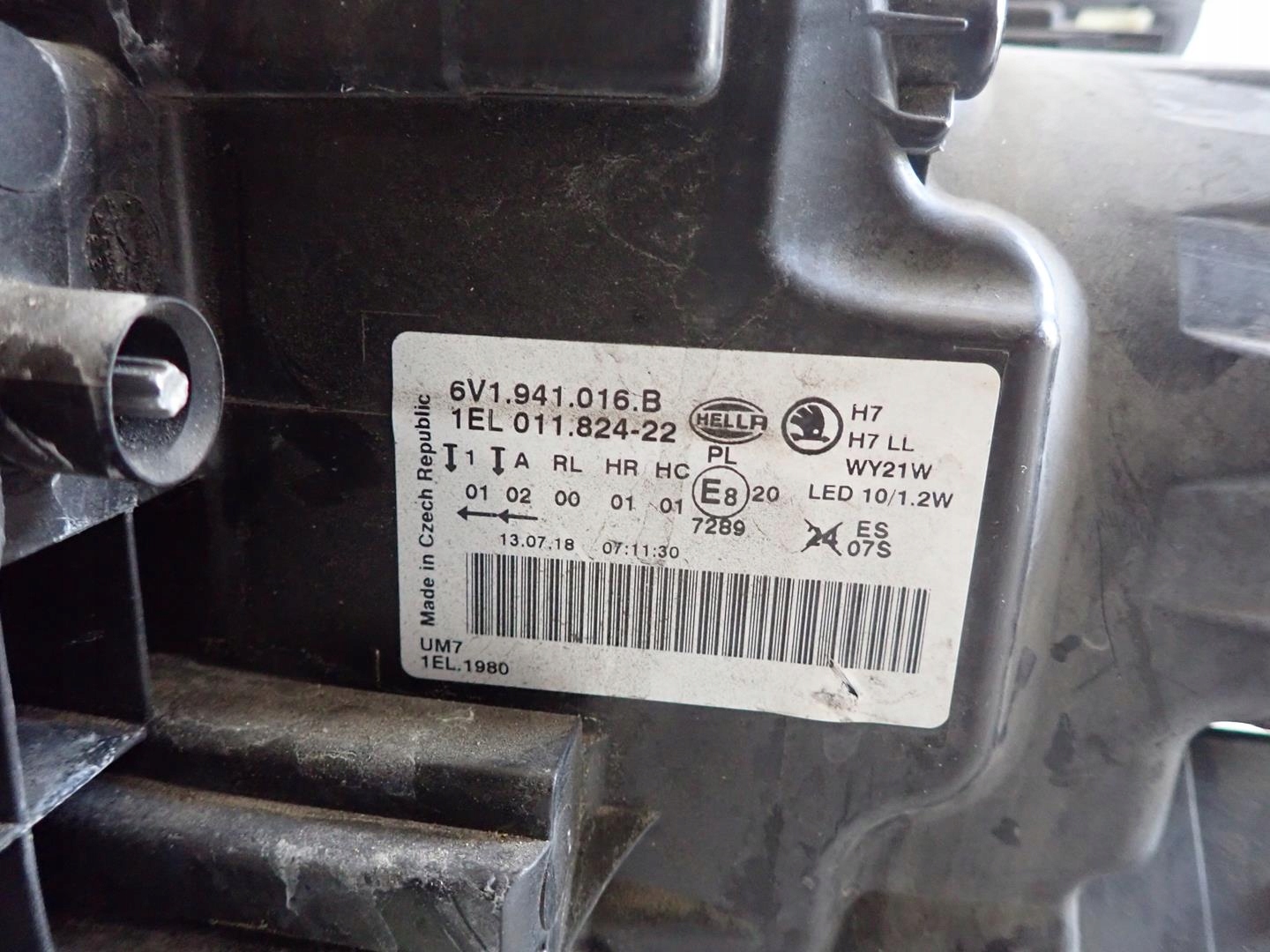 light front front right SKODA FABIA III LED 2014- 6V1941016B