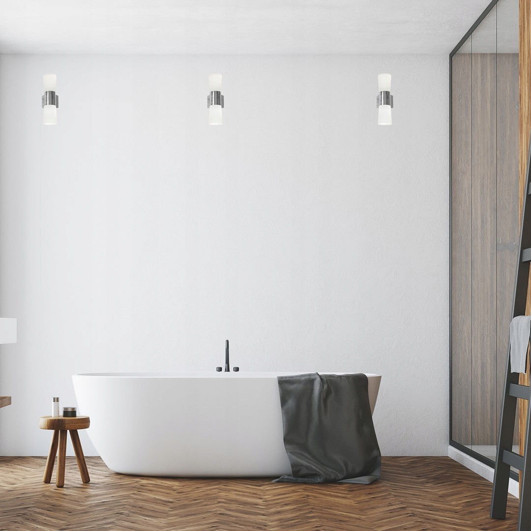 Kinkiet Milagro biały, chrom zintegrowane źródło LED 2X4W 4000K ART 027 Rodzaj gwintu zintegrowane źródło LED