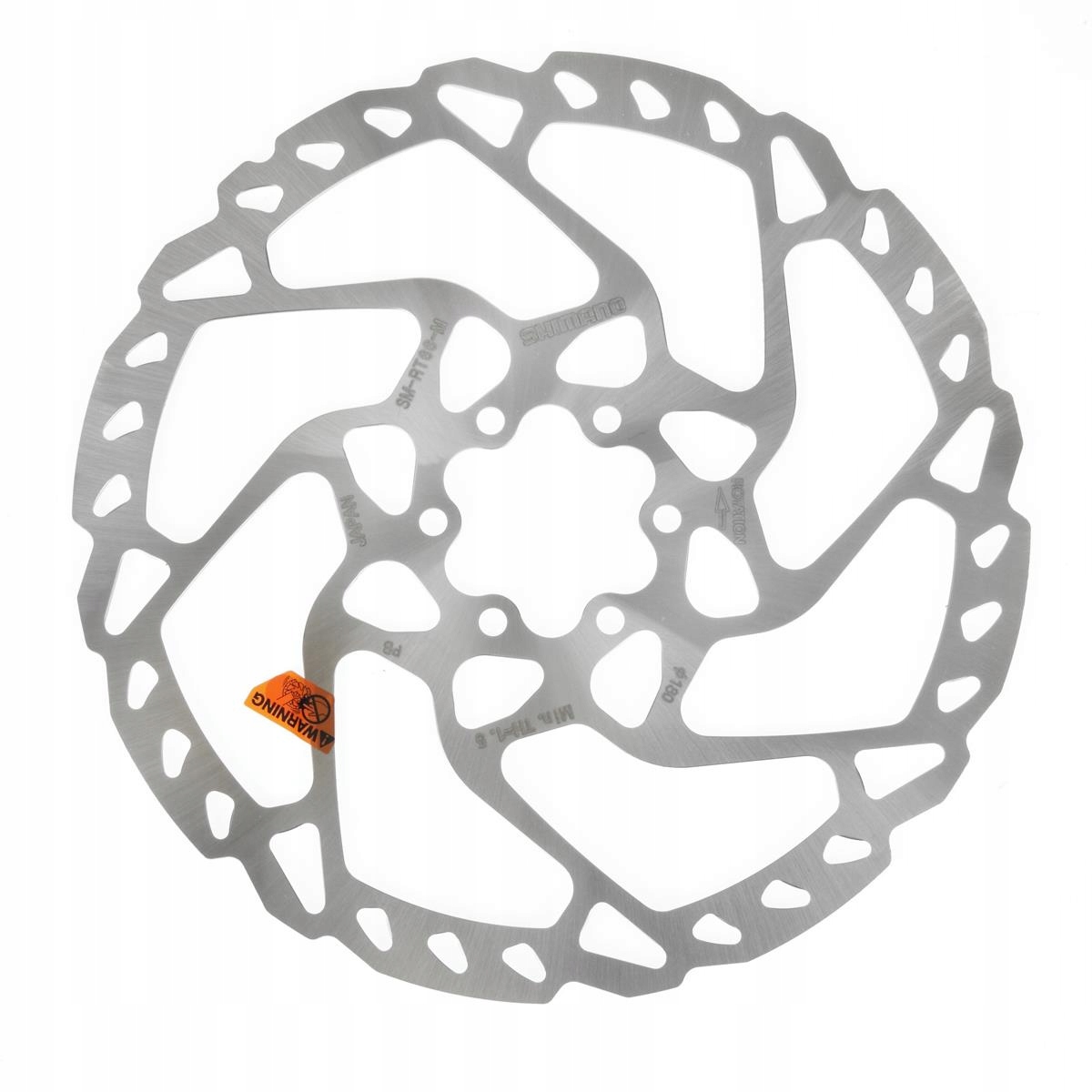 Tarcza hamulca Shimano SM-RT66 180mm 6 śrub do okładzin metalicznych i żywi