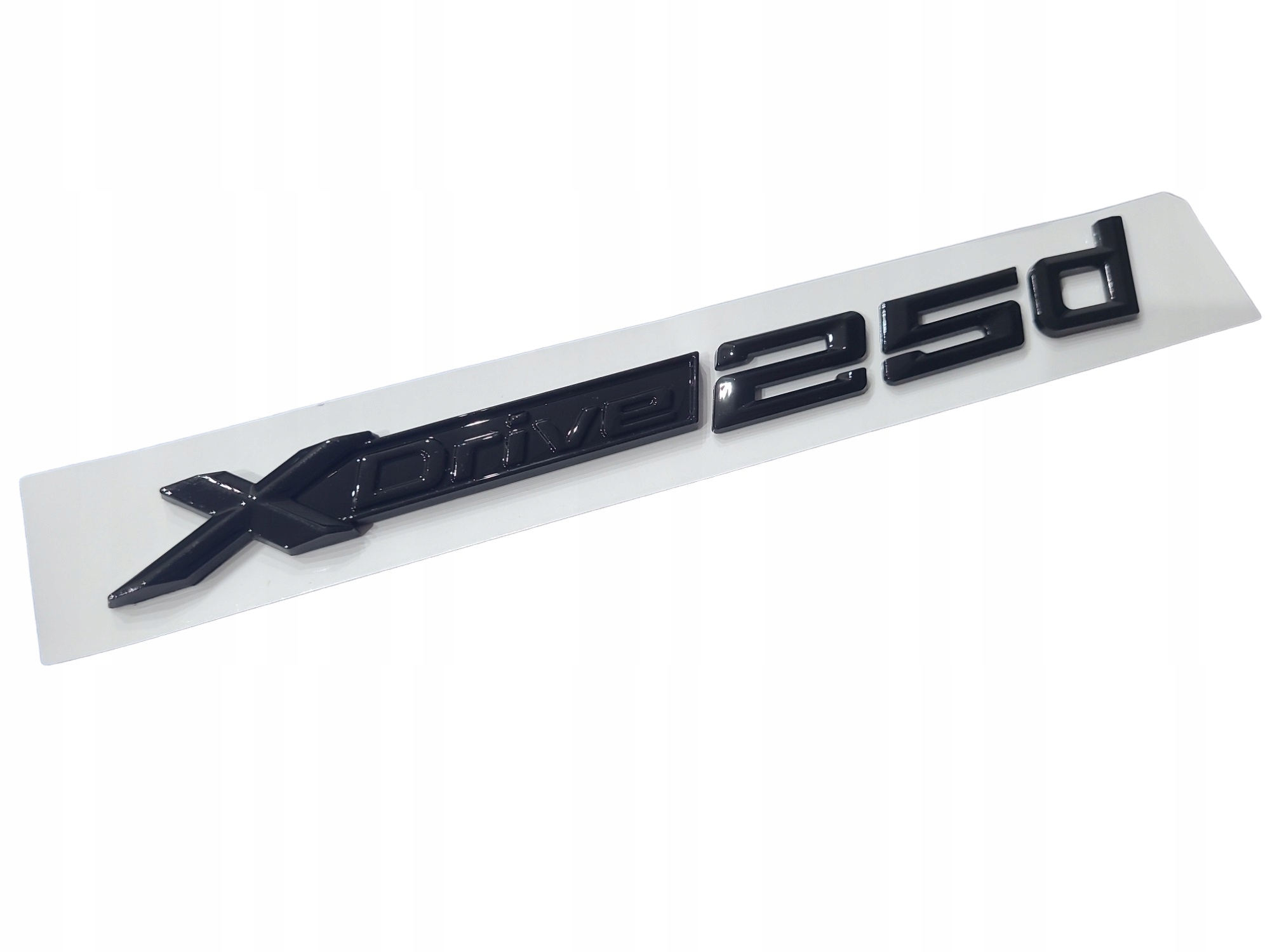 Emblemat xDrive 25d do Bmw Black Glossy Na Klapę Tył Naklejka Znaczek Logo