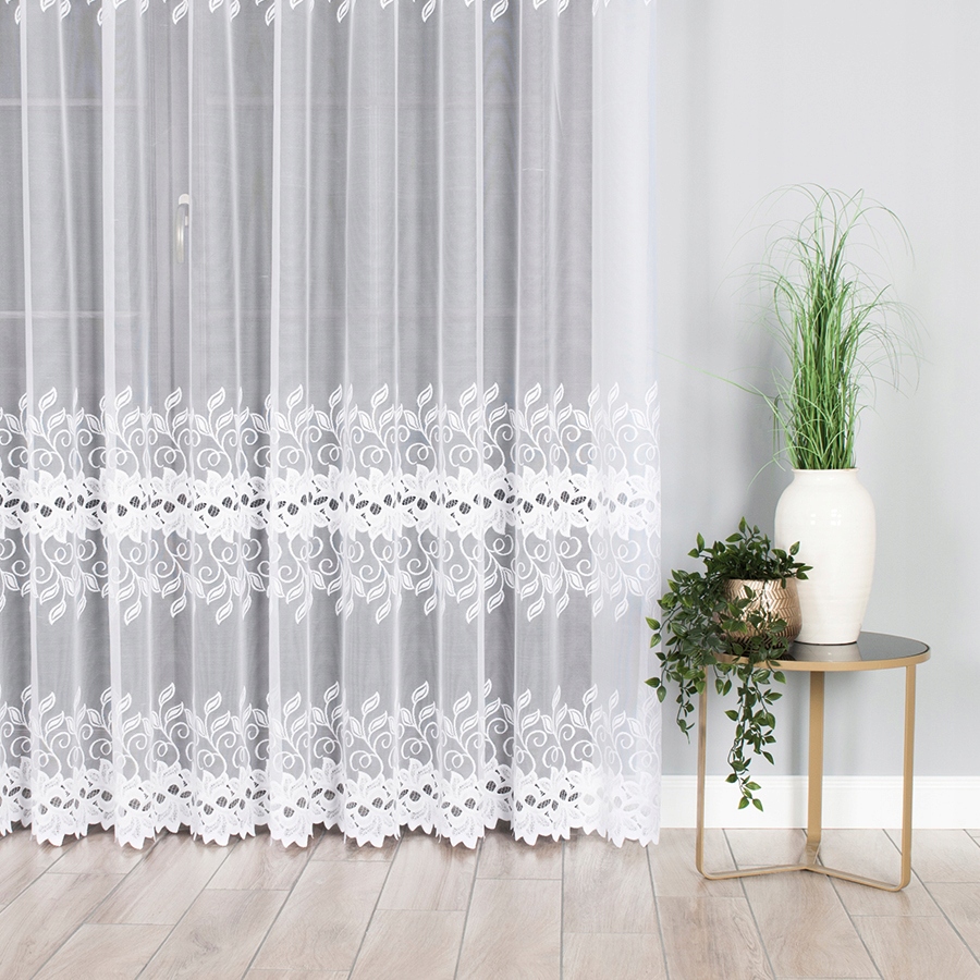 Mg Záclona žakárová páska 648/107 290x250 hotová s páskou K