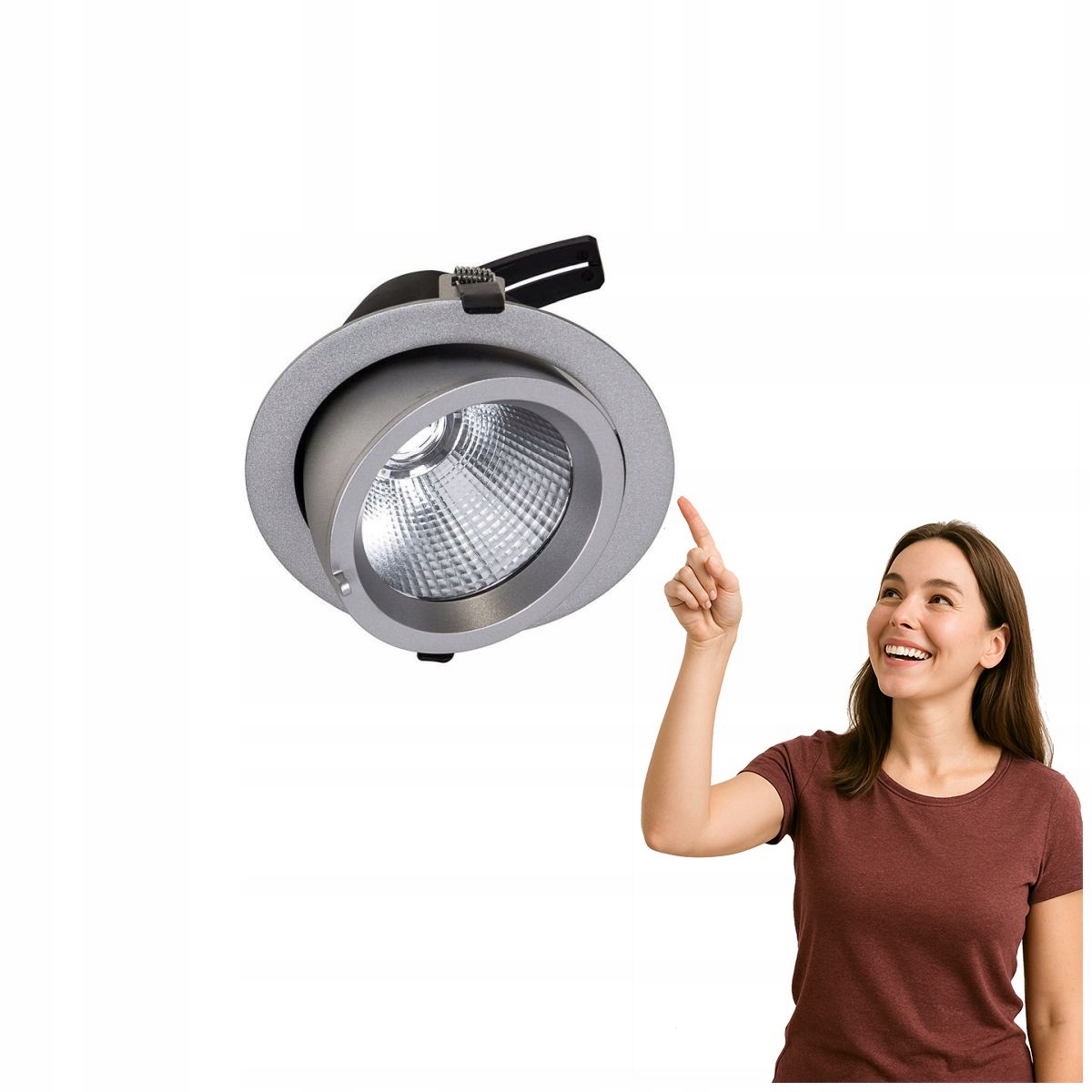 Zápustné kulaté stropní svítidlo Led 32W Baluum Sv 3600LM DW-305/SV-WW/20 Italux