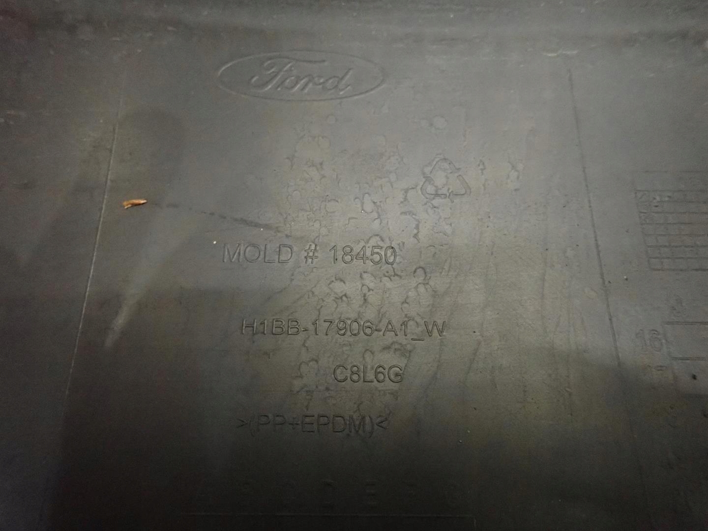 bumper rear part rear FORD FIESTA MK8 2017